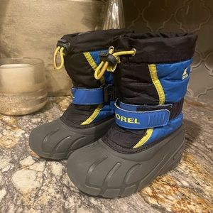 Boys Sorel Youth Flurry Snow Boots Sz 11